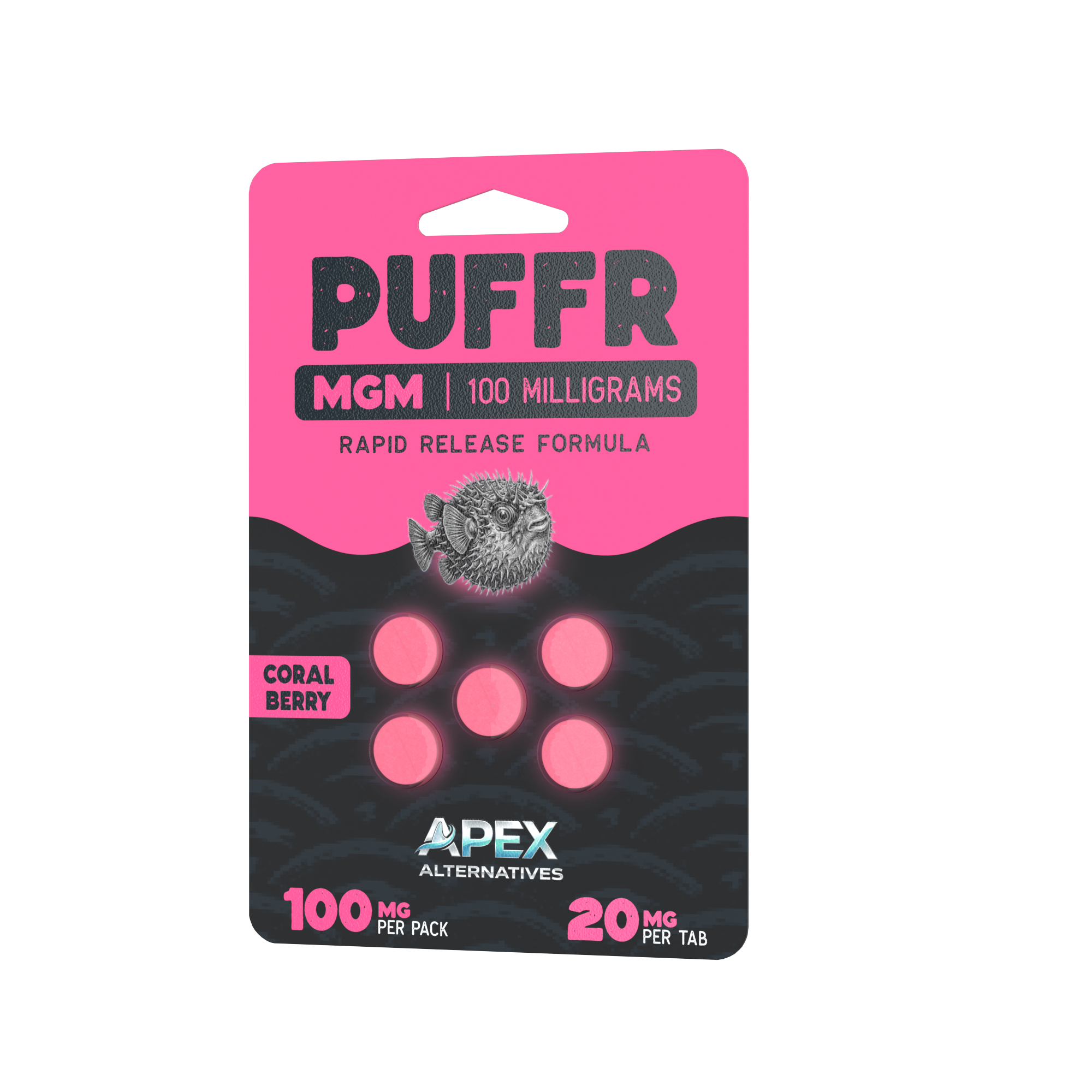 PUFFR Coral Berry MGM-15 Blister Pack